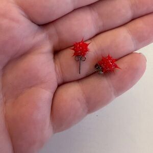 💕Silicone Spike Earrings
